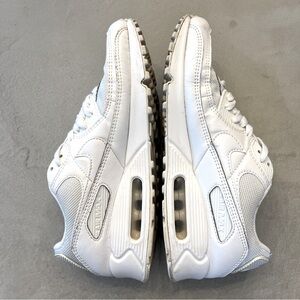 NIKE Air Max 90 Sneakers, White,‎ 9